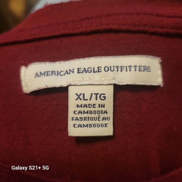 American Eagle Outfitters size XL Women's Sleeveless Burgundy Top - Picture 3 of 5